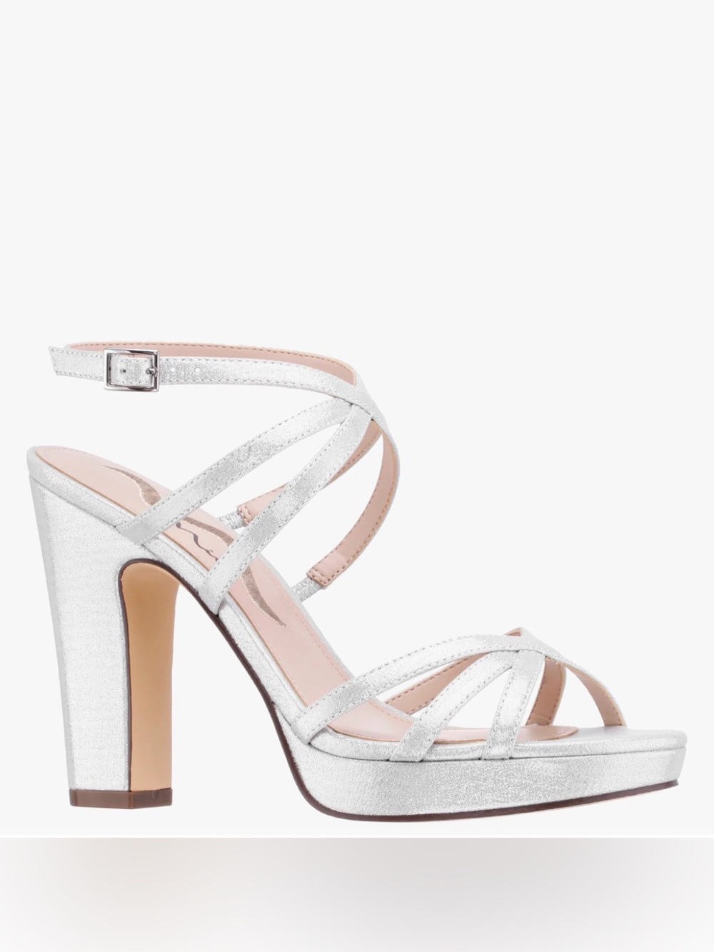 Silver Platform Heels